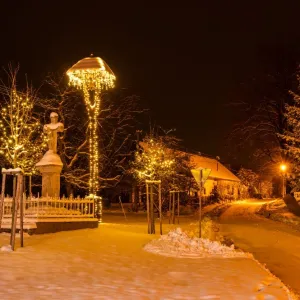 Nejhezčí vánoční strom má obec Chlístov u Dobrušky