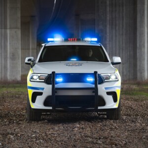 Strážníci v Opatovicích se vozí policejním speciálem Dodge Durango Pursuit