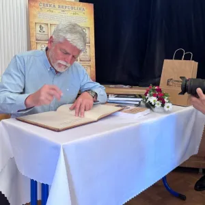 OBRAZEM: Jak vypadala návštěva prezidenta v Královéhradeckém kraji?