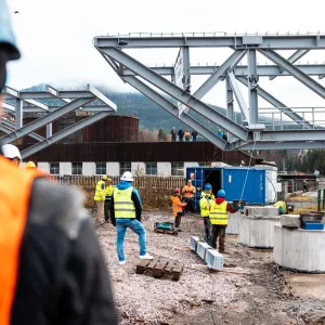 Unikátní mostní konstrukce začala propojovat areály Medvědín a Svatý Petr v Krkonoších