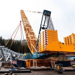 Unikátní mostní konstrukce začala propojovat areály Medvědín a Svatý Petr v Krkonoších