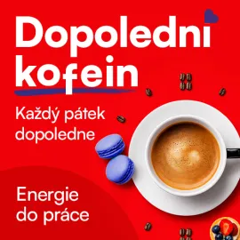 Dopolední kofein: nech si přivést kávu a makronky až do práce!