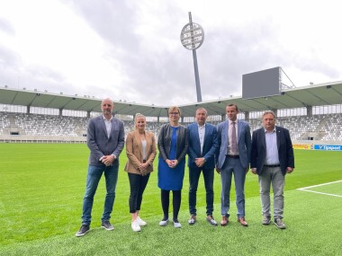 Fotbalový stadion v Hradci Králové zažije první mezinárodní utkání