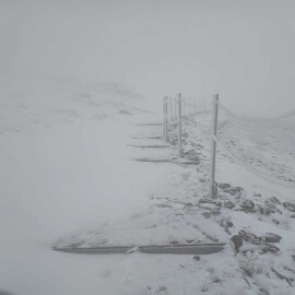 V Krkonoších napadlo 15 centimetrů sněhu. Jde o první silné sněžení nadcházející zimy