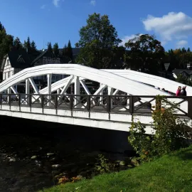 V centru Špindlerova Mlýna začne na jaře rekonstrukce Bílého mostu