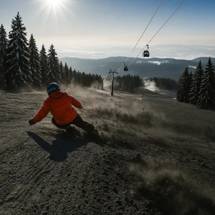 Čeká nás poslední víkend lyžařské sezony. Lyžuje se v Krkonoších