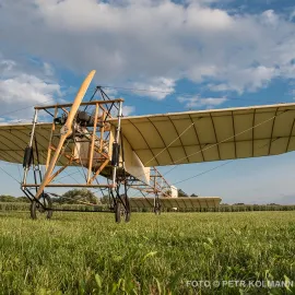 V Kuněticích zopakuje pilot historicky první let Jana Kašpara