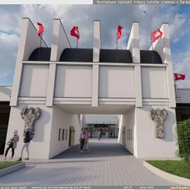 Pardubice zahajují opravu Brány borců, opozice kritizuje vysoké náklady