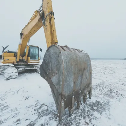 Navzdory mrazům pokračují stavební práce na dálnici D35 v Pardubickém kraji