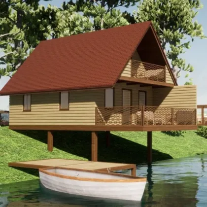 Hradecký kemp Stříbrný rybník bude mít další lákadlo: chatky nad vodou