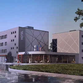 Nový hotel u pardubického letiště by mohl být do basketbalového šampionátu