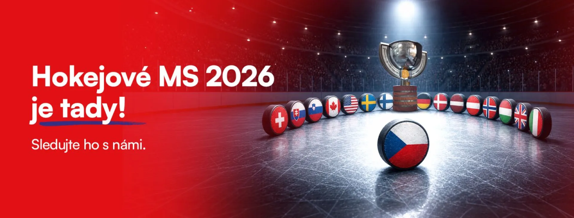 Hokejové MS 2026 se blíží. Hitrádio bude u toho!