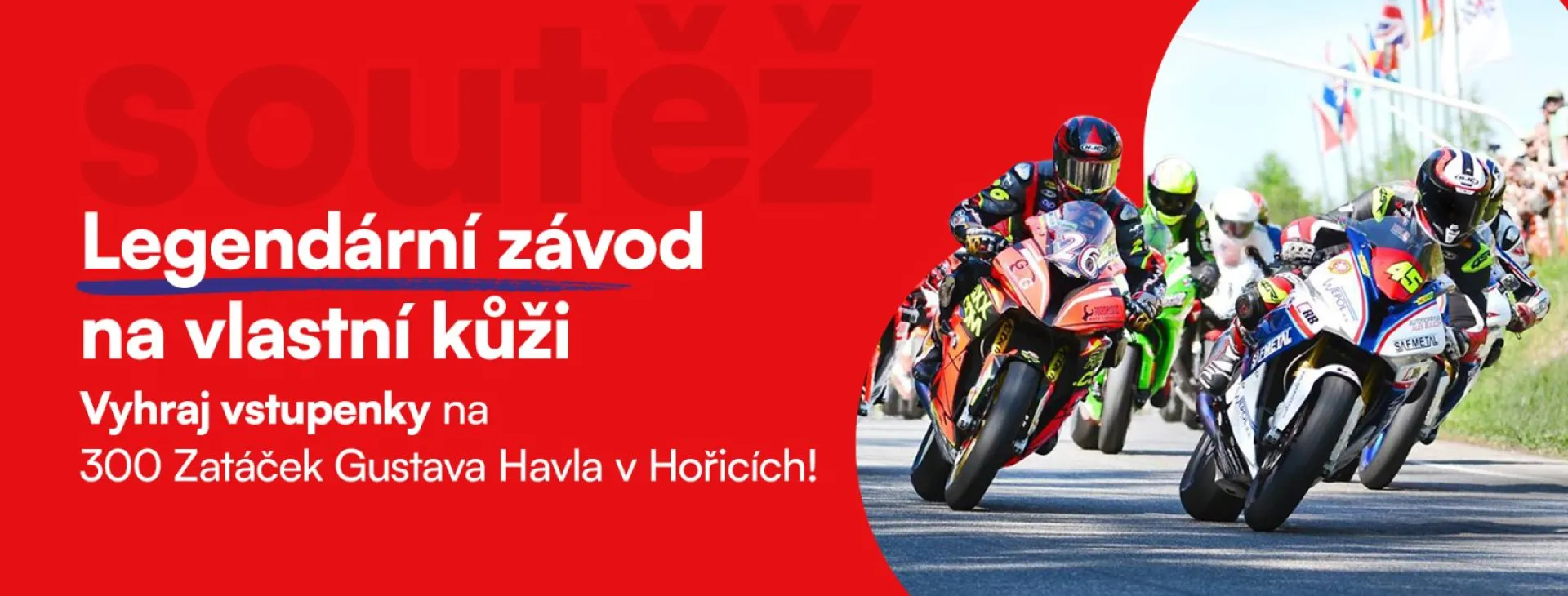Vyhraj vstupenky na 300 Zatáček Gustava Havla!