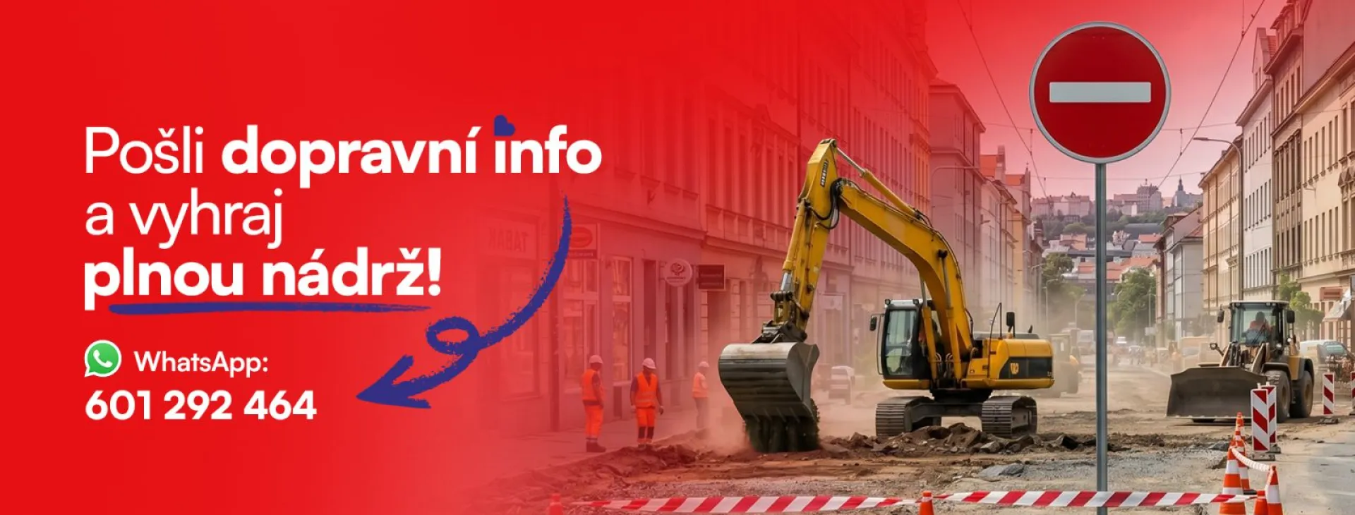 Dopravní hlídka Hitrádia Černá Hora: Natankuj plnou zadarmo!