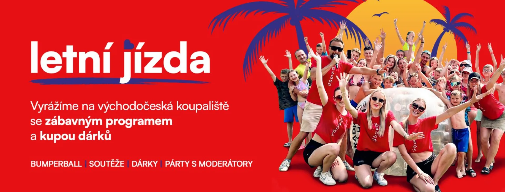 Letní jízda Hitrádia Černá Hora je zpět. Vyrážíme na nejlepší východočeská koupaliště