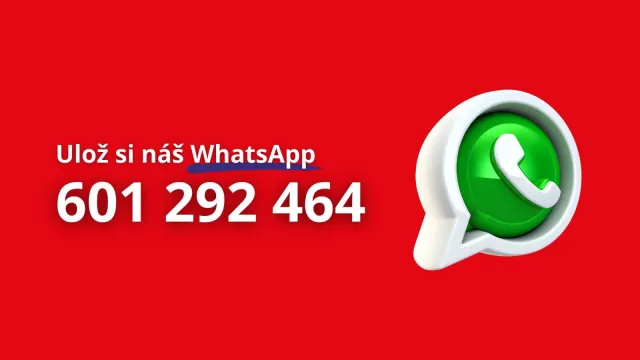 Ulož si náš WhatsApp!